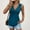 Blue, variant on Women's Tank Top Sleeveless Peplum Summer Tops Twist Front Deep V Neck Fitted Casual Vacation Tunic Shirts 2026 Yellow,L