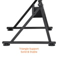 thumbnail image 3 of Yaheetech Metal Adjustable Height Drafting Table/Stool Set with 2 Drawer, Black, 3 of 20