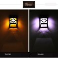thumbnail image 4 of 2 Piezas Solares LED Para Exteriores, Luz De Sensor De Movimiento Inalámbrico, Luces De Seguridad Impermeables Y Fáciles De Instalar Para Pue kusrkot luz de pared lámpara de paisaje, 4 of 8