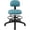 Med. Bench Height Blue, variant on TAKE UR SEAT® Economical Multi-Purpose Medical Spa Drafting Stool with Adjustable seat and Back Height. Advanced Fabric seat Cover is Easy to Clean. Standard Casters (Med. Bench Height Black)