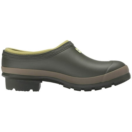 Hunter Garden Clog Dark Olive/Clay