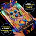 thumbnail image 5 of Ambassador Electronic Arcade Pinball Machine with Vibrating Bumpers and LED Lights, 5 of 9