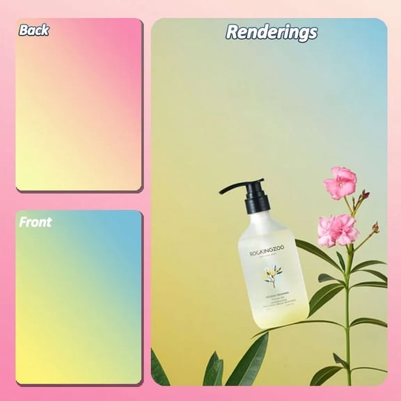 Gradient Color Photography Backdrops 2 Sided Photo Backgrounds Wallpaper Studio Waterproof Products Photographic Props
