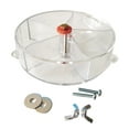 thumbnail image 2 of Flmtop Rotate Pet Parrot Toys Wheels Bite Chewing Birds Foraging Food Box Cage Feeder Transparent, 2 of 9