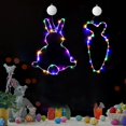 thumbnail image 4 of LED Easter Rabbit Window Light Hanging Fairy Lights CuteBny Light Window, 4 of 8