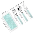 thumbnail image 2 of Zufioo Cartoon Teeth1 Print Children's Knife, Fork and Spoon Three-Piece Set, Toddler Safety Cutlery with Outer Box Suitable for Home and Kindergarten Use, 2 of 8