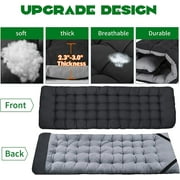 Slsy Oversized XXL Folding Camping Cot with 2-Sided Cushion & Carry Bag for Adults & Kids, 32 Wide XXL Portable Folding Bed Sleeping Cot, Folding Guest Bed