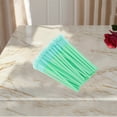 thumbnail image 4 of Unique Bargains 50 Pcs Ball-shaped Eyelash Brush for Bathroom Light Green Plastic Silicone, 4 of 5
