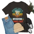 thumbnail image 3 of Whiskey Goes In Wisdom Comes Out Vintage Sunset Drink Gift Tee S-3XL, 3 of 4