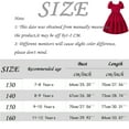 thumbnail image 3 of Youmylove Toddler Girls Short Sleeve Solid Color Printed Princess Dress Dance Party Dresses Clothes Stylish Dailywear, 3 of 6