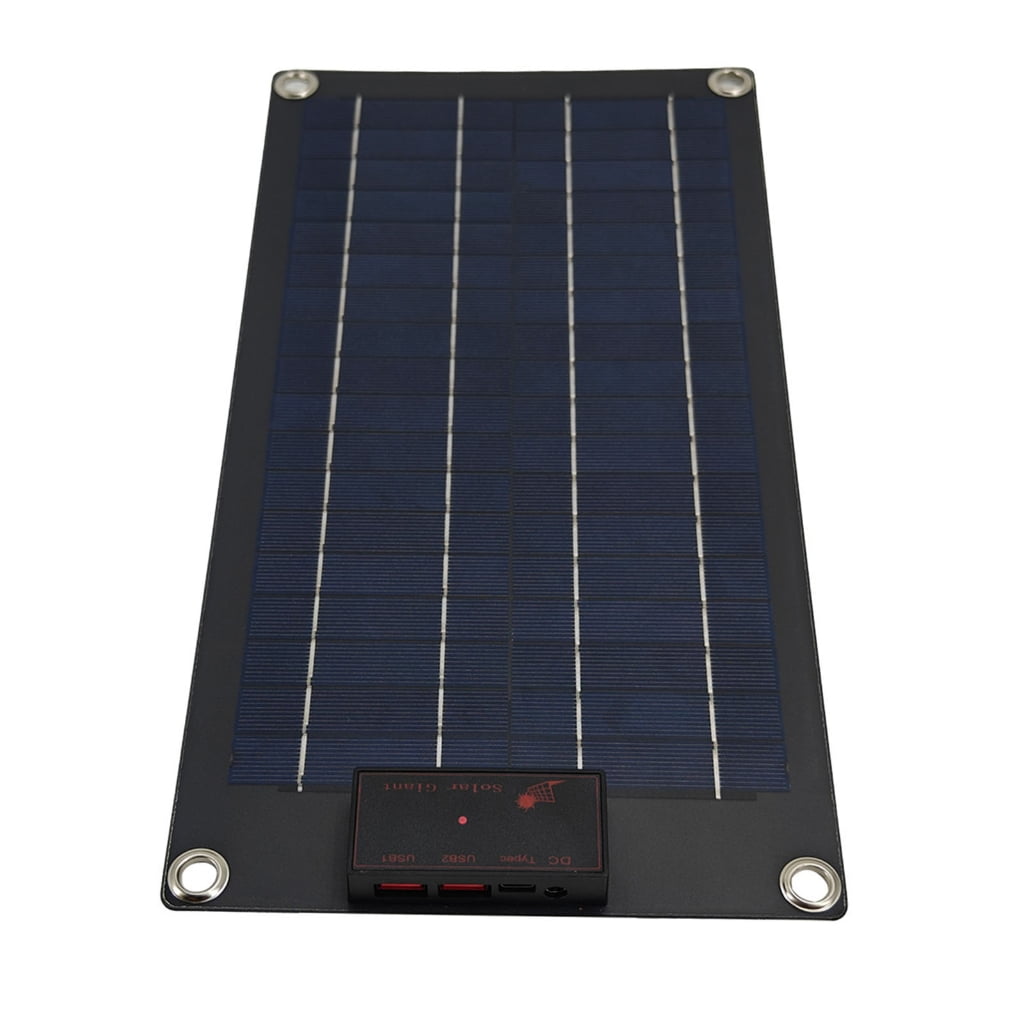 Outdoor Solar Panel 10W with USB Outputs Solar Charging Pad for Emergencys Power Solar Charging Panel