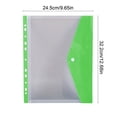 thumbnail image 3 of CNKOO Plastic File Folders with Label Pockets - US Letter & A4 Size Clear Document Envelopes  Assorted Color Poly Organizers for Office School Supplies, 3 of 6