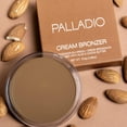 thumbnail image 3 of Palladio Cream Bronzer for Face & Skin, Creates a Sun Kissed Glow, Infused with Aloe & Cocoa Butter, Buildable Coverage, Vegan Formula, Cruelty Free, Suitable for All Skin Types, (Toasted Almond), 3 of 5