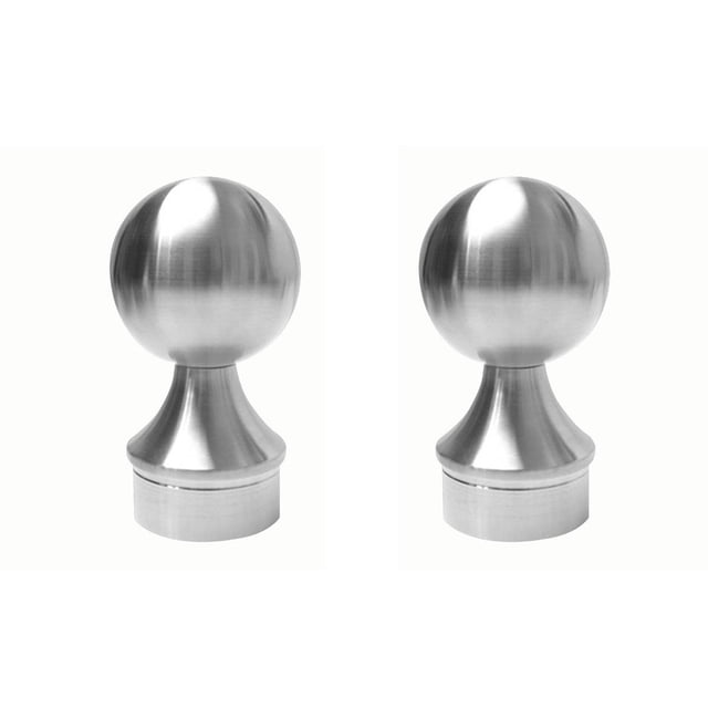 Embout de Pied de Barre de Handicap 2 Pouces en Acier Inoxydable Lot de 2