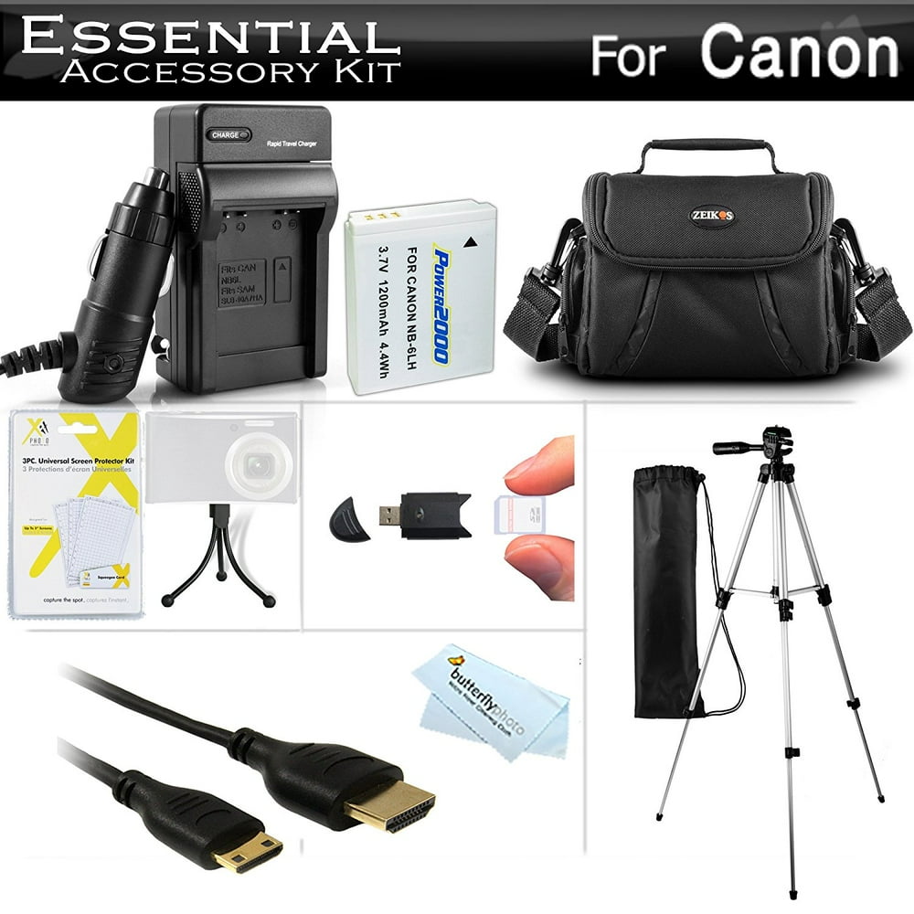 Essential Accessories Kit For Canon PowerShot SX500 IS, SX510 HS, SX520 HS, SX530 HS, SX540 HS