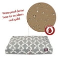thumbnail image 5 of Majestic Pet | Trellis Rectangle Pet Bed For Dogs, Removable Cover, Gray, Small, 5 of 6