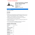 thumbnail image 2 of Front Left Lower Ball Joint - Compatible with 1998 - 2005 GS300 1999 2000 2001 2002 2003 2004, 2 of 2