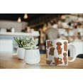 thumbnail image 5 of Animal Ceramic Mug English Bulldog Funny Playful Postures Ceramic Coffee Mug Tea Cup, Poodle Hen Shepherd Frog Shark Dog Ceramic Cup Animal Protection Gifts for Animal Lovers - 11 OZ, 5 of 7