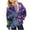 Purple-108, variant on Riecok Hoodie Sweatshirts for Girls Long Sleeve With Pockets Round Neck Trendy Casual Xmas Prints Kids Warm Winter Hoodies Pullover Hooded Sweatshirt Blue 5 T