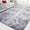 Gray, variant on Soft Fluffy Shaggy Area Rug, 6'x9' Tie-Dyed Pink Anti-Slip Plush Fuzzy Carpet for Living Room Bedroom Nursery Home Decor
