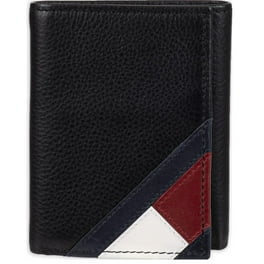 Tommy Hilfiger Men's Genuine Leather Passcase Wallet with
