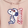 thumbnail image 3 of Peanuts - Graffiti Snoopy - Juniors Cropped Pullover Hoodie, 3 of 6