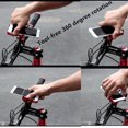 thumbnail image 5 of Bicycle & Motorcycle Phone Mount - Aluminum Bike Phone Holder with 360°Rotation Adjustable Handlebar Phone Holder Compatible with iPhone XS XR 8 Plus,Compatible with Samsung S9 (BLACK-RED), 5 of 5