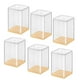 thumbnail image 4 of Organizador de almacenamiento apilable de decoración multiusos con 6 vitrinas transparentes Amarillo, 4 of 7