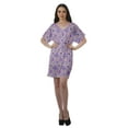 thumbnail image 2 of Moomaya Womens Casual Dresses Short Printed Womens V Neck Flowy Dress Plus Size, 2 of 6