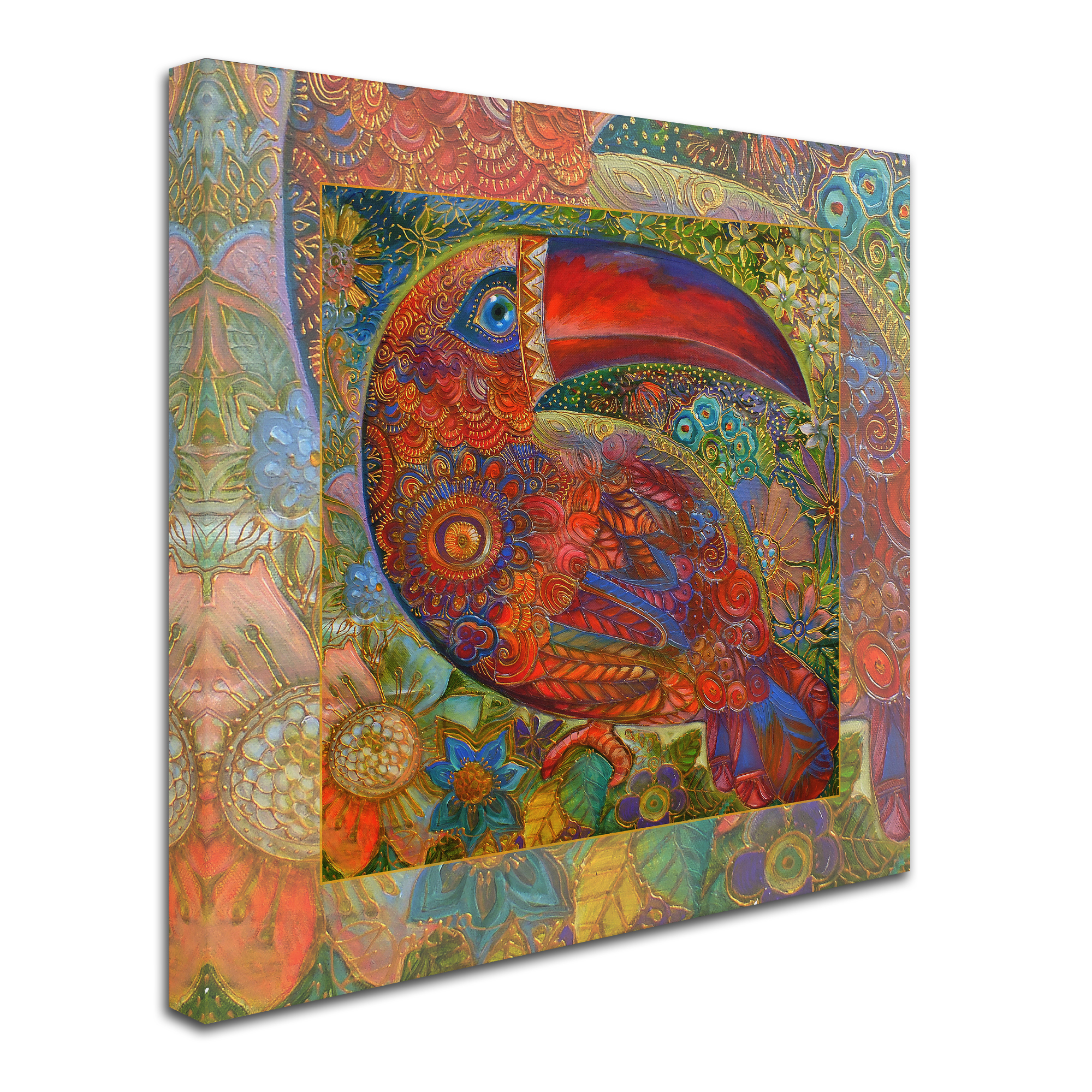 Trademark Fine Art 'Tukan 1' Canvas Art by Oxana Ziaka