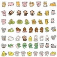 thumbnail image 2 of Pegatinas Giyblacko de animales para niños, 60 unidades, bonitas pegatinas para botellas de agua, portátiles, teléfonos, monopatines, guitarras, decoración de habitaciones para niños y, 2 of 7