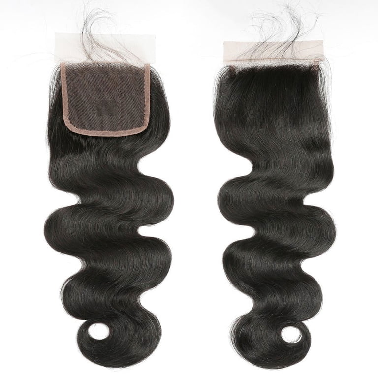 Ustar Body Wave Human Hair Weave Plus Closure Natural Black  display picture 1