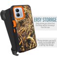 thumbnail image 6 of For Motorola Moto G STYLUS 5G 2023 Heavy Duty Rugged Shockproof Full Body Protection 360 Swivel Kicktand Holster Belt Clip And Built in Screen Protector Phone Cover Case - Camo, 6 of 8
