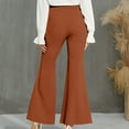 thumbnail image 7 of RQYYD Women's Flared Pants Slim Lounge Leggings Stretch Cargo Pant Casual Comfy High Waist Gym Workout Sweatpants Trousers, 7 of 7