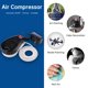thumbnail image 2 of Mini Portable Air Compressor Set w/ Hose Built-in Airbrush Holder Makeup Nail Art Body Painting Tattoo Beauty Black, 2 of 8