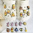 thumbnail image 3 of 28 Pcs Winnie Pooh Cartoon Charms for Boys Girls Charms Pack Cute Pins Accessories Cartoon Charms for Shoes Clogs Slides Bracelet Wristband Shoe Decoration, 3 of 4