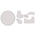 thumbnail image 2 of Cqxid Event & Party Under $10 6 Pack Easter Chicken Basket Template Set With Acrylic Egg Basket Bag Templates Sewing Ruler & Creative Quilting Rulers Set For Festival Eggs Cookies Candy, 2 of 7