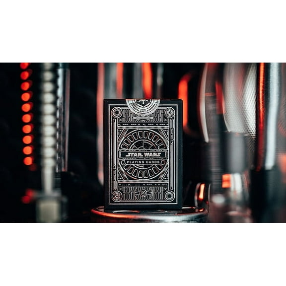 Star Wars Dark Side V2 Silver Edition Playing Cards (Graphite Grey) by theory11