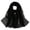 Black, variant on QASIEATN Lace Hijab SoftBlend Lightweight Shawl with Elegant Lace Trim Non Head Scarf for Womens Everyday Wear