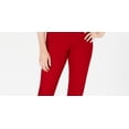 thumbnail image 2 of Style & Co Women's Tummy Control Straight Leg Fashion Jeans Red Size 16S, 2 of 4