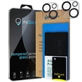 thumbnail image 2 of Inskin Tempered Glass Camera Lens Protector, fits Apple iPhone 13/13 Mini. Jet-Black. 2-Pack., 2 of 2