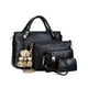 thumbnail image 1 of Set 4 Bolsas Mujer Moda Dama Crossbody Cosmetiquera Correa NEGRA Lab.G  Set 4 Bolsas, 1 of 4