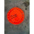 thumbnail image 2 of Grayscale 25x32 Gold Ornate Wood Framed with Double Matting Museum Art Print Titled - Fuel Lid I, 2 of 4