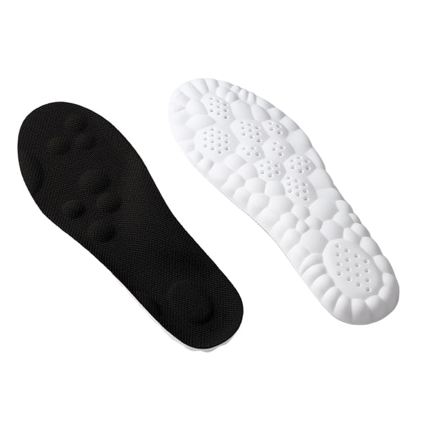 Yhmxh Plantillas supersuaves que evitan la fatiga tras estar de pie durante mucho tiempo. Plantillas gruesas con masaje, soporte deportivo para hombre, absorción de impactos y del sudor.
