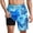 N0-Blue, variant on Workout Shorts Men with Liner Drawstring Bottoms Oversized Shorts Tree Holiday Clothes with Pockets Green