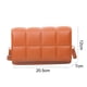 thumbnail image 2 of Bolso cuadrado pequeño de moda minimalista urbana, bolso bandolera de hombro naranja, 2 of 5