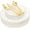 Gold, variant on 125PCS Purple Disposable Dinnerware Set - Gold and Clear Purple Plastic Plates with 75 Silverware for Wedding, Birthday, Party Supplies