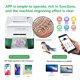 thumbnail image 4 of DoubleNew Mini Portable USB-C Laser Engraver Diy Bluetooth Machine Painted Dog Tag Paper Leather Wooden Plastic Logo CNC Machine ShopWise Round, 4 of 8