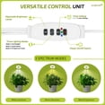 thumbnail image 7 of SLUMLOVE 3-Head Plant Light for Indoor Plants,Full Spectrum Grow Plants,10 Brightness Levels & Auto Timer 3/9/12h（USB powered）, 7 of 7