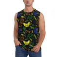 thumbnail image 2 of Lsque Game Play Print Men's Cotton Blend Sleeveless Muscle Shirts (S-3XL)- Moisture Wicking, Odor Protection, UPF 30+,X-Large, 2 of 8
